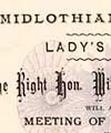 Lady's ticket for 'Meeting of the Electors