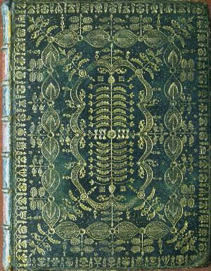 Gilt embossed endpapers