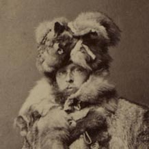 Photo of Alexander MacArthur in furs