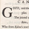 Part of a page from a book with 'GOFF' showing.