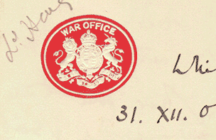 Extract of handwritten letter