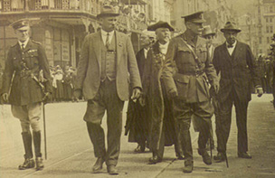 Haig during his visit to Cape Town in 1921