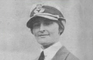 Mairi Chisholm in RAF uniform /