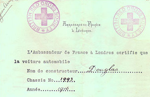 Detail from French import permit