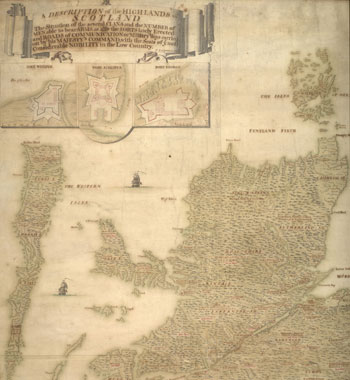 A 1731 manuscript map by Clement Lempriere.