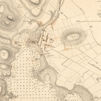 Picture of a map of Stornoway harbour.