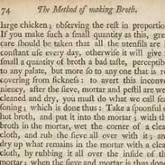 A Scots dish called green broth, 1753