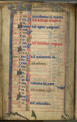 Calendar of the Book of Hours: February