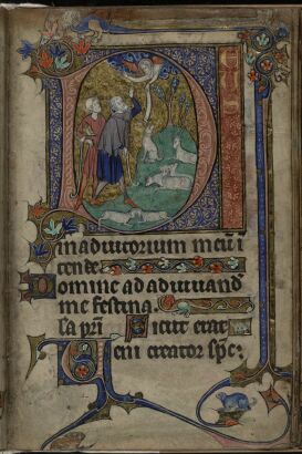 The Hours of the Virgin (Sext) - historiated initial