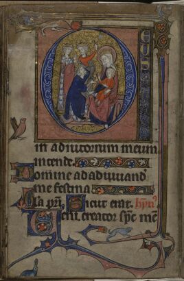 The Hours of the Virgin (None) - historiated initial