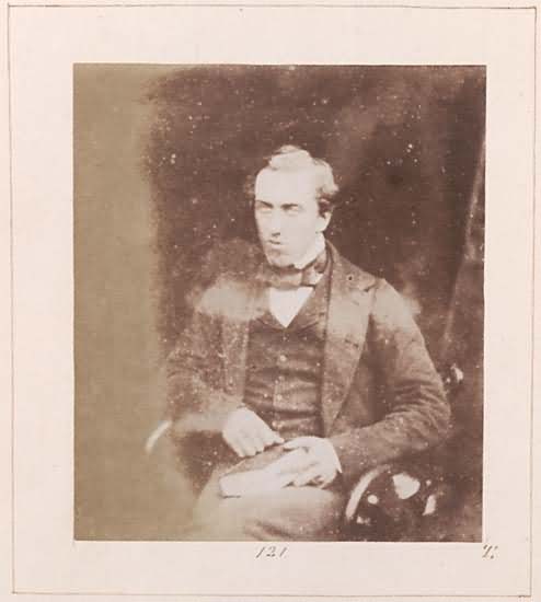 Edward Cay (1825-1874), later a sheep farmer in Australia. He was the son of John Cay one of the members of the Edinburgh Calotype Club.
