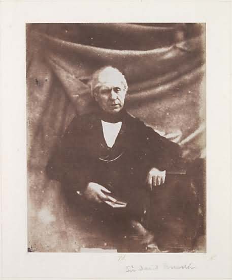 Sir David Brewster. He was a close friend of William Henry Fox Talbot, the inventor of the calotype.