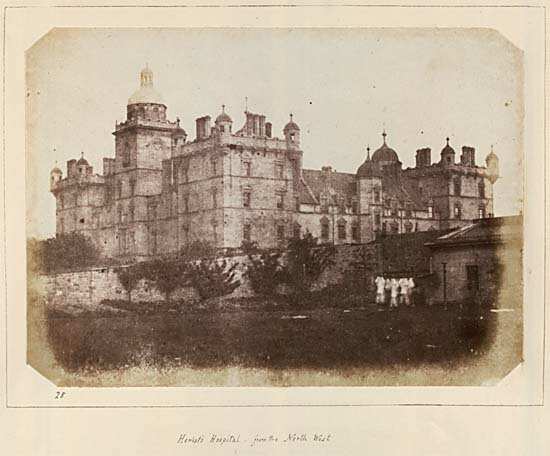 George Heriot's Hospital, Edinburgh from the northwest.