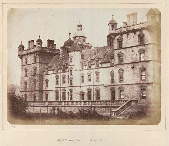 George Heriot's Hospital, Edinburgh, west side.