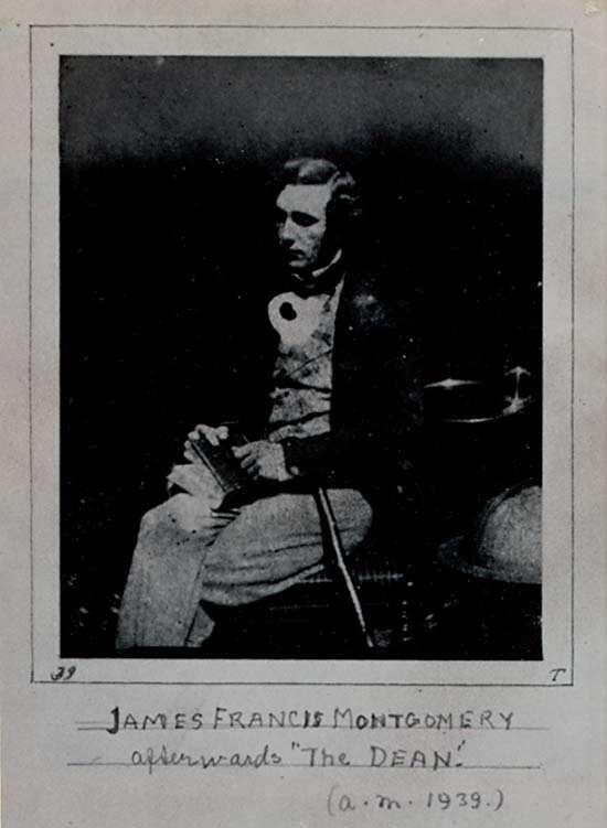 Photocopy of calotype of James Francis Montgomery.
