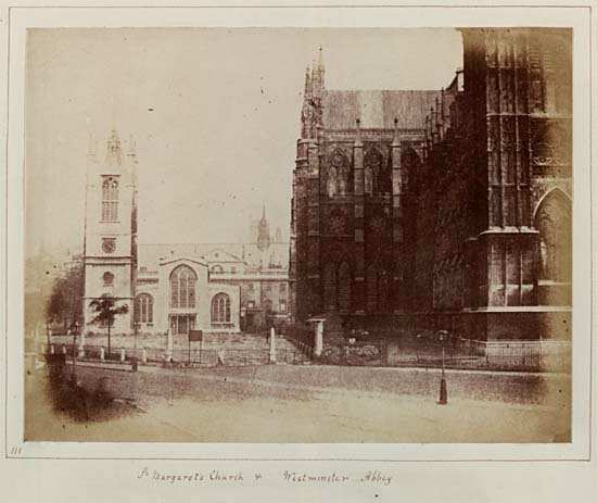 Westminster Abbey and St. Margaret's Church, London.