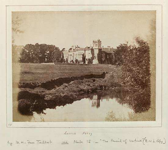 Lacock Abbey, Wiltshire, the home of William Henry Fox Talbot.