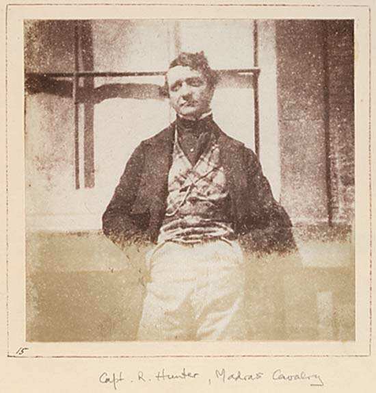 Captain Richard Hunter, Madras Cavalry.