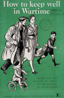'How to keep well in wartime' booklet
