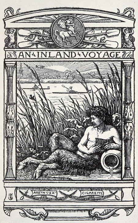 Frontispiece of 'An Inland Voyage'