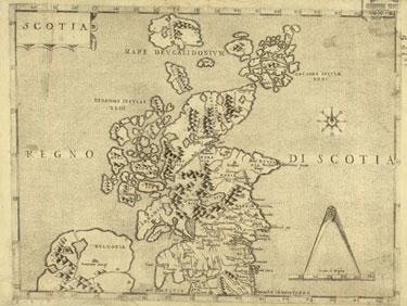 First map of Scotland