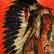Cut-out of a Native American chief