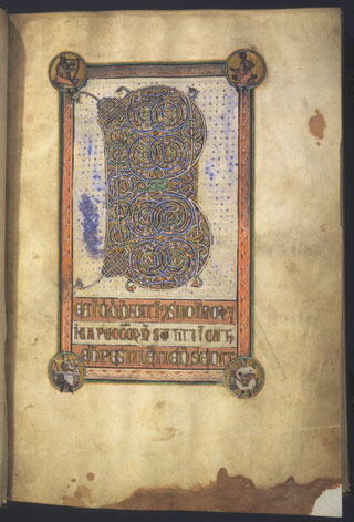Folio from The Iona Psalter