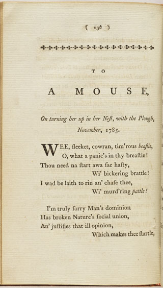 Page from 'Poems, Chiefly in the Scottish Dialect'