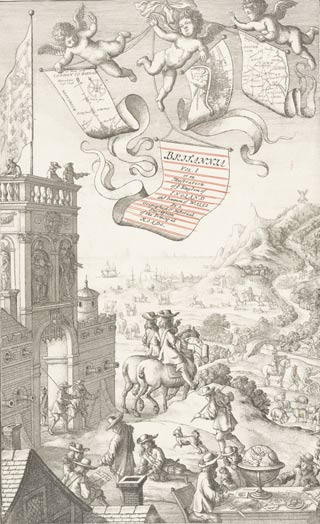 Title page of 'Britannia', 1675 edition