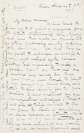 Page from David Livingstone letter