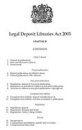 Legal Deposit Libraries Act
