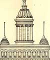 Detail from drawing of building