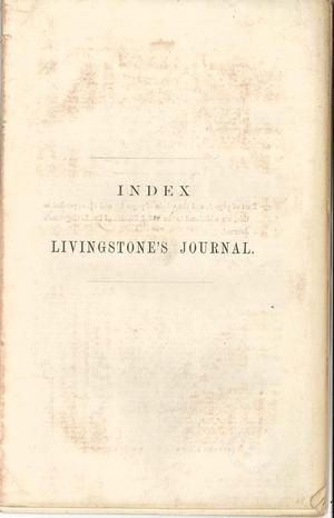 Image  of  'Missionary travels and researches in South Africa.'