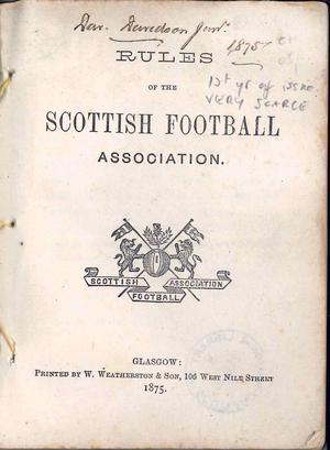 Image  of  'Scottish football annual ... published by authority of the Scottish Football Assocation.'