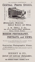 Photography store advertisement