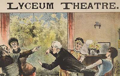 19th century Lyceum Theatre poster