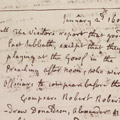 Part of a hand-written sheet