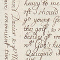 Part of letter in very clear handwriting.