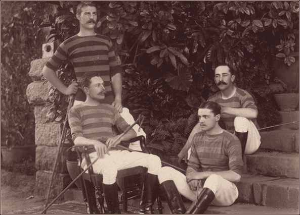While in India, Haig (seated in the chair) pursued one of his favourite sports - polo. National Library of Scotland, Acc.3155/43 