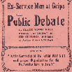 Leaflet for public debate