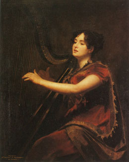 Painting of Margaret MacLean-Clephane.