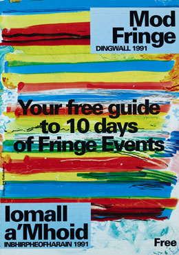 1990 Dingwall Mòd Fringe programme 