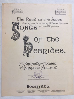 Front page of Songs of the Hebrides