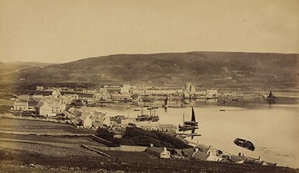 Scalloway from N