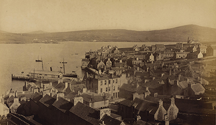 Lerwick from Town Hall