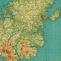 Mapa de dh’Eilean na Hearadh is Leòdhais.