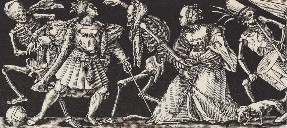 Holbein's Dance of death exhibited in elegant engravings on wood