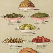 Colour plate from 'Superior Cookery', 1887