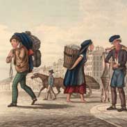 Porter, fishwoman and journeyman flesher, Auld Reekie