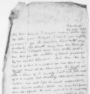 Letter of Frederick Douglass